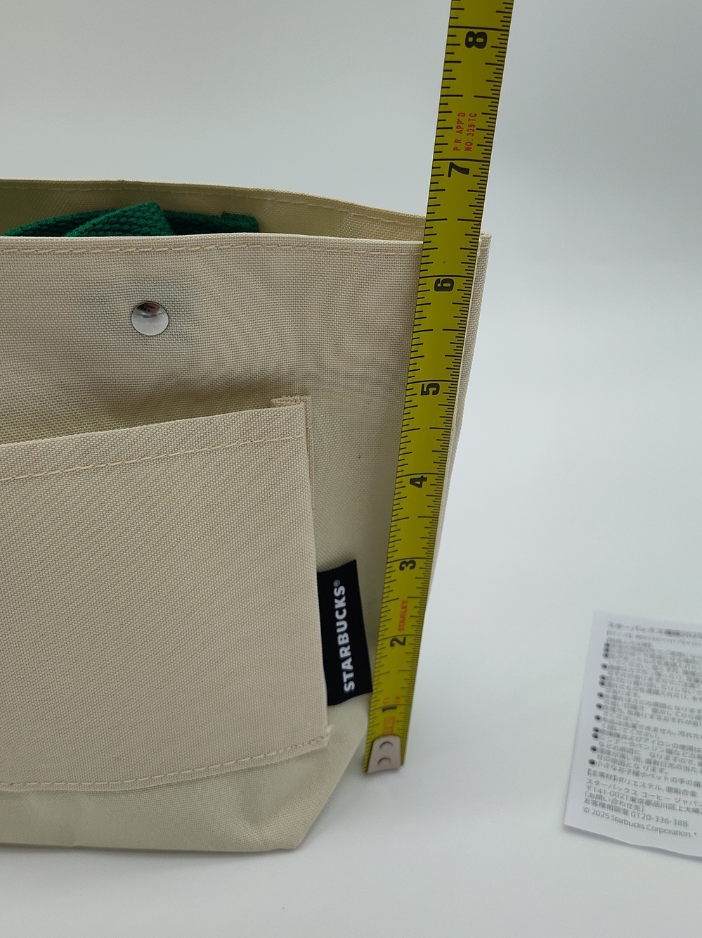 STARBUCKS Japan 2025 Lucky Bag Tote Organizer Pouch Set Canvas Cream NWT - Picture 16 of 16